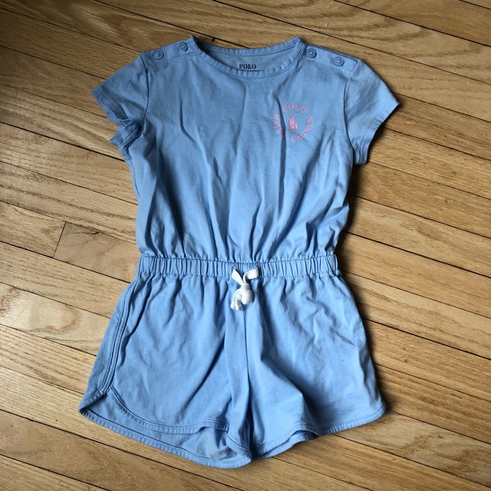 Polo Ralph Lauren Big Pony Logo Cotten Jersey Romper